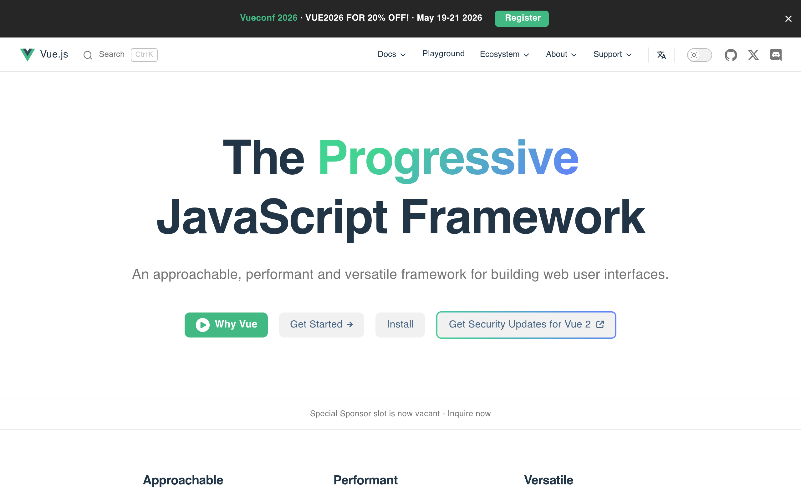 Vue.js 官网