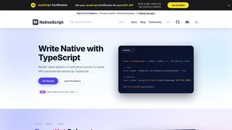 NativeScript